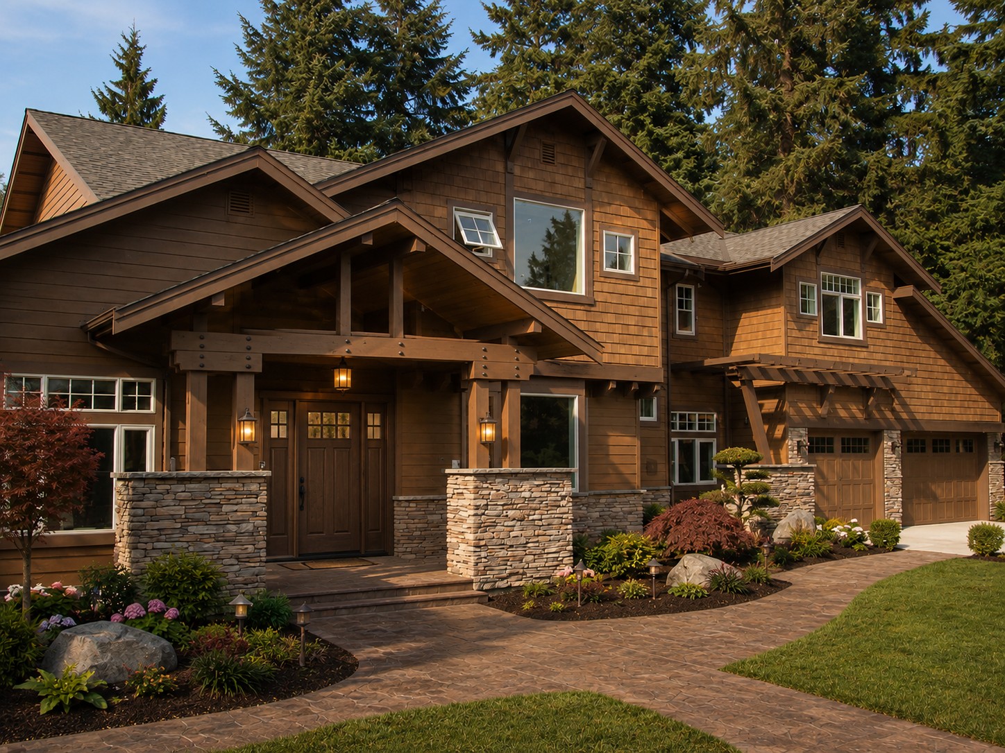 Custom Masonry Feature - Architectural Outdoor Design
