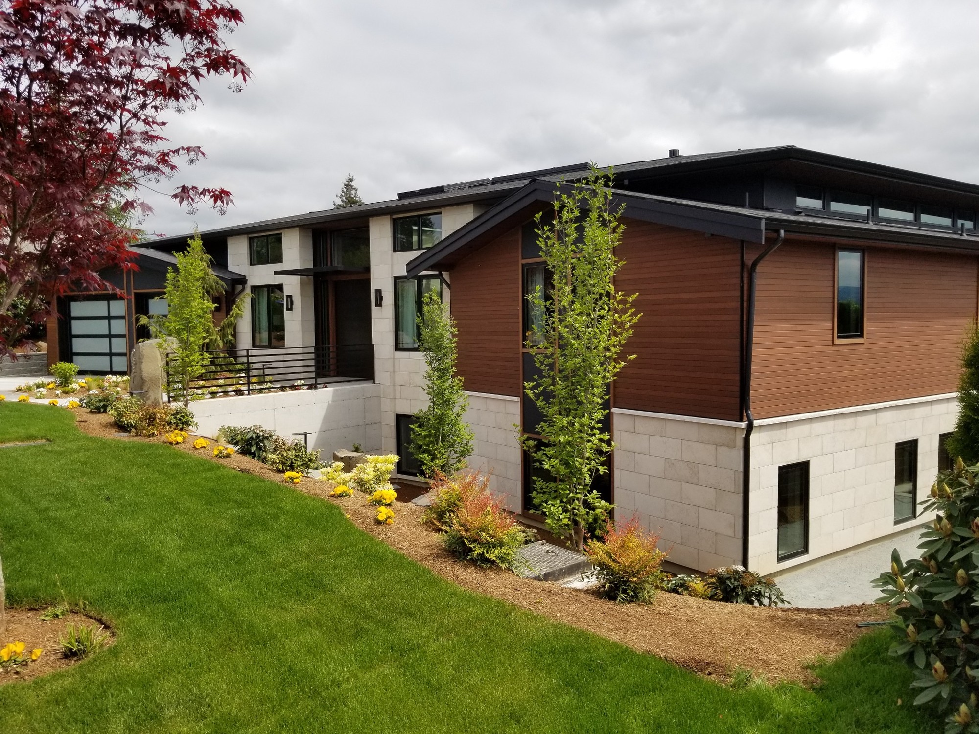 Modern Stone Veneer Residence - Contemporary Stone & Masonry Design