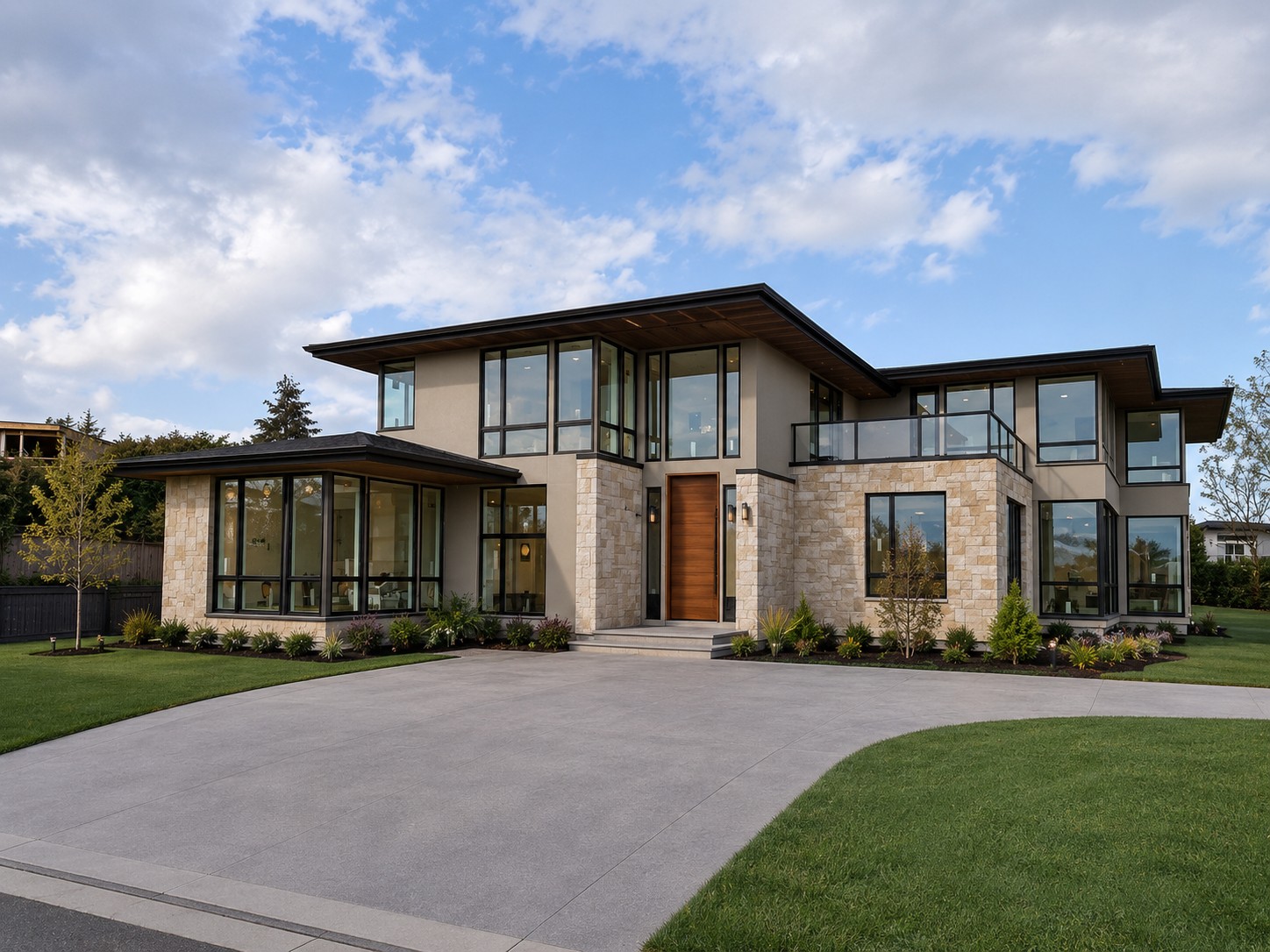 Premium Stucco Outdoor Living Space - Custom Covered Patio & Stucco Finish